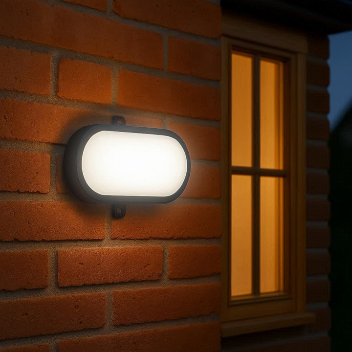 Lot de 6 hublots led 6W - 480 lumens - IP65
