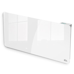 Radiateur inertie céramique avec façade en verre 2000 W - IP24 - NF - Fil pilote 6 ordres.