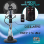 Ventilateur brumisateur sur pied oscillant 70 W