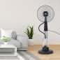 Ventilateur brumisateur sur pied oscillant 70 W