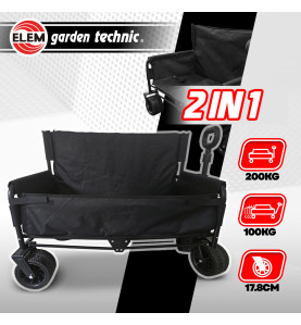 Chariot multifonctions pliable 99x59x51cm