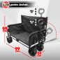 Chariot multifonctions pliable 99x59x51cm