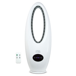 Ventilateur oscillant sans pales 45W avec télécommande