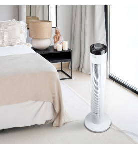 Ventilateur colonne 45W oscillant