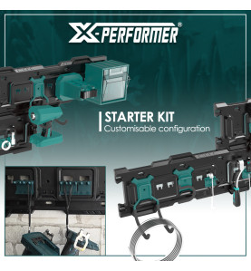 Kit de démarrage 16pcs pour le concept rangement X-Performer