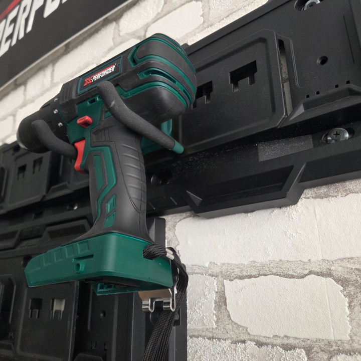 Support mural 2 éléments compatible avec le concept X-Performer rangement