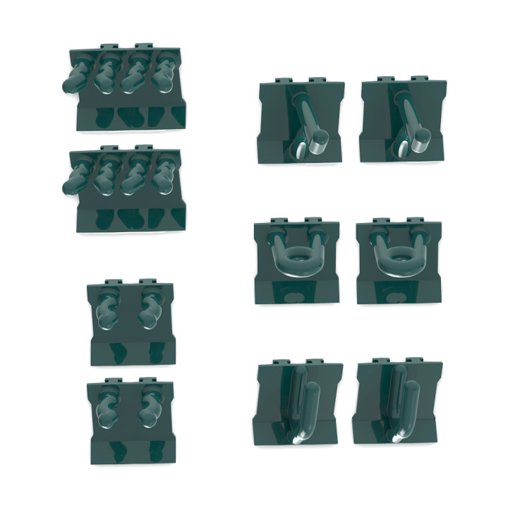 Set de 10 crochets pour le concept rangement X-Performer