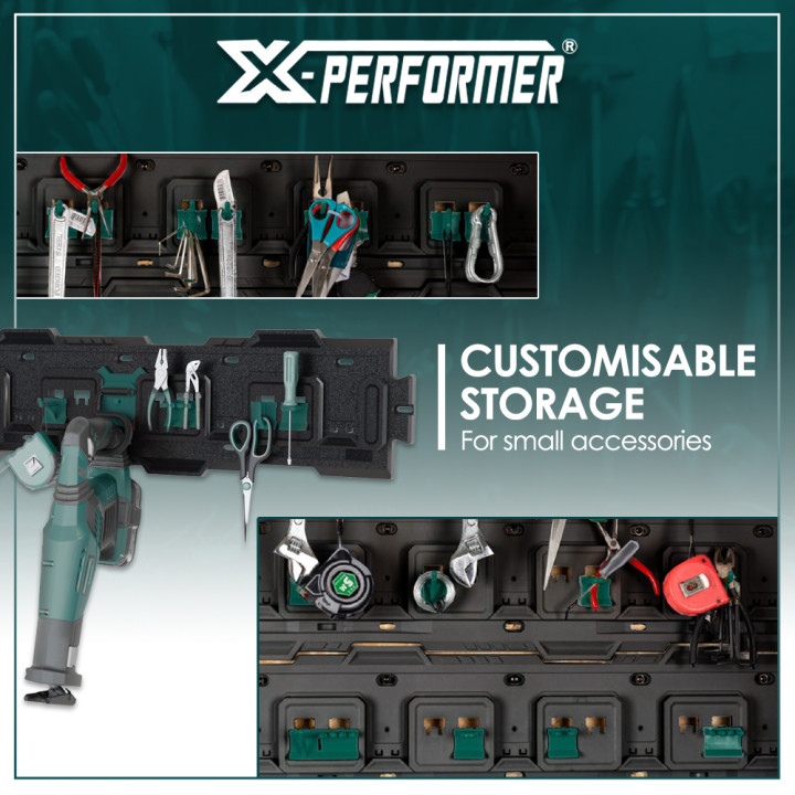 Set de 10 crochets pour le concept rangement X-Performer