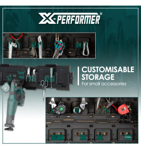 Set de 10 crochets pour le concept rangement X-Performer