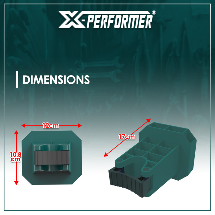 Crochet à pinces compatible avec le concept rangement X-Performer