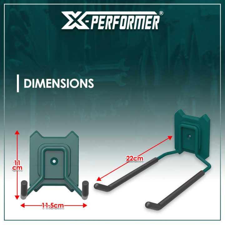 Double crochet long compatible avec le concept rangement X-Performer