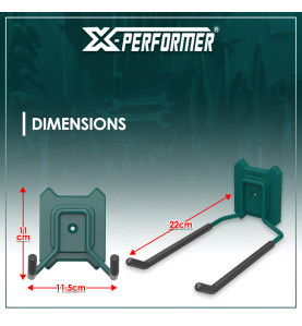 Double crochet long compatible avec le concept rangement X-Performer