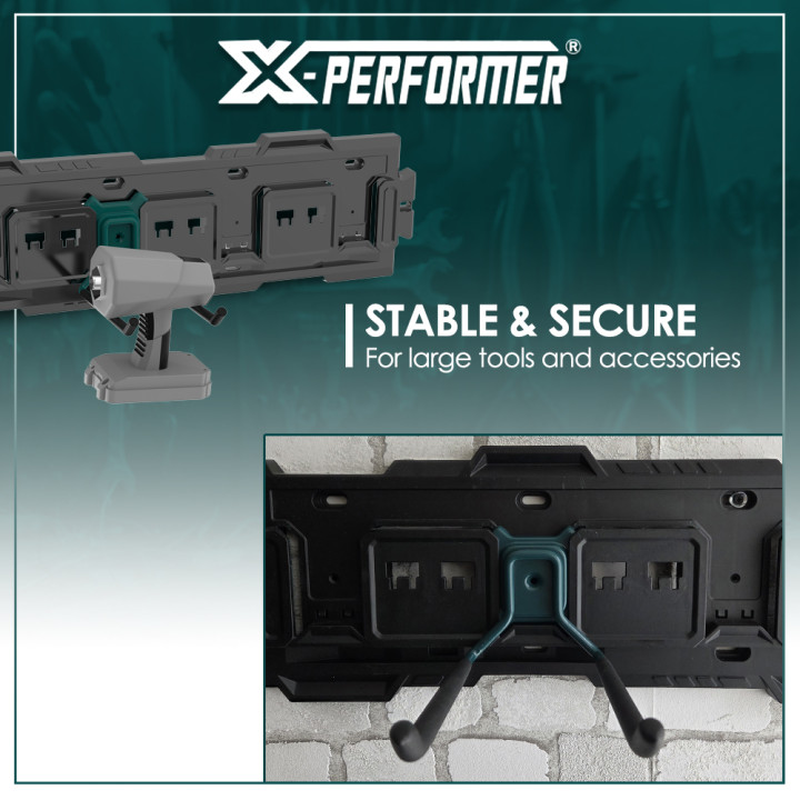 Double crochet long compatible avec le concept rangement X-Performer