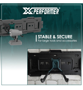 Double crochet long compatible avec le concept rangement X-Performer