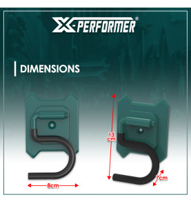 Crochet en S compatible avec le concept rangement X-Performer