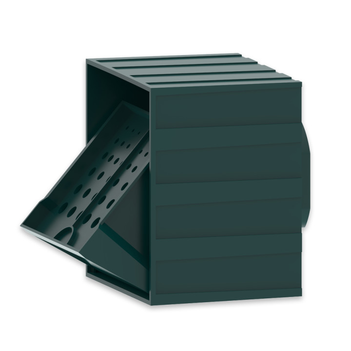 Boîte de rangement pour embouts et mèches compatible avec le concept rangement X-performer