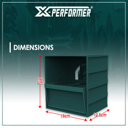 Boîte de rangement pour embouts et mèches compatible avec le concept rangement X-performer