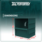Boîte de rangement pour embouts et mèches compatible avec le concept rangement X-performer