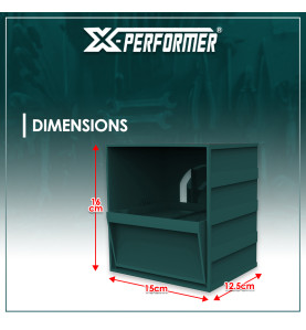 Boîte de rangement pour embouts et mèches compatible avec le concept rangement X-performer