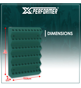 Support pour embouts et mèches compatible avec le concept rangement X-Performer