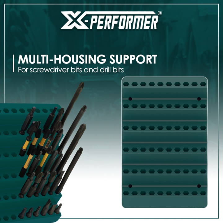Support pour embouts et mèches compatible avec le concept rangement X-Performer