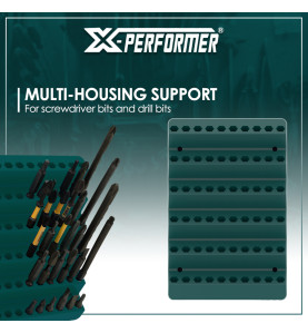Support pour embouts et mèches compatible avec le concept rangement X-Performer