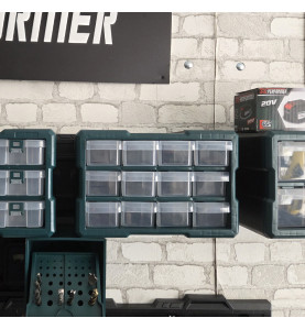 Organiseur 12 compartiments compatible avec le concept rangement X-Performer