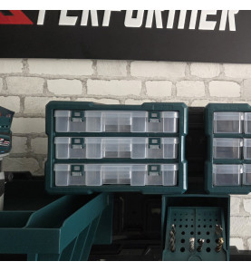 Organisateur 3 compartiments compatible avec le concept rangement X-Performer