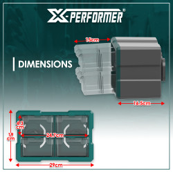 Organiseur 4 tiroirs compatible avec le concept rangement - X-Performer