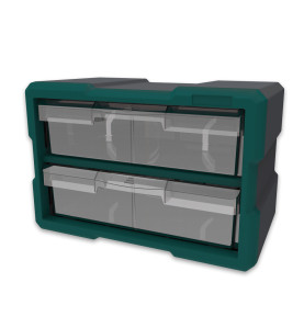 Organiseur 2 compartiments compatible avec le concept rangement X-Performer
