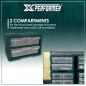 Organiseur 2 compartiments compatible avec le concept rangement X-Performer