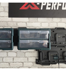 Organiseur 2 compartiments compatible avec le concept rangement X-Performer
