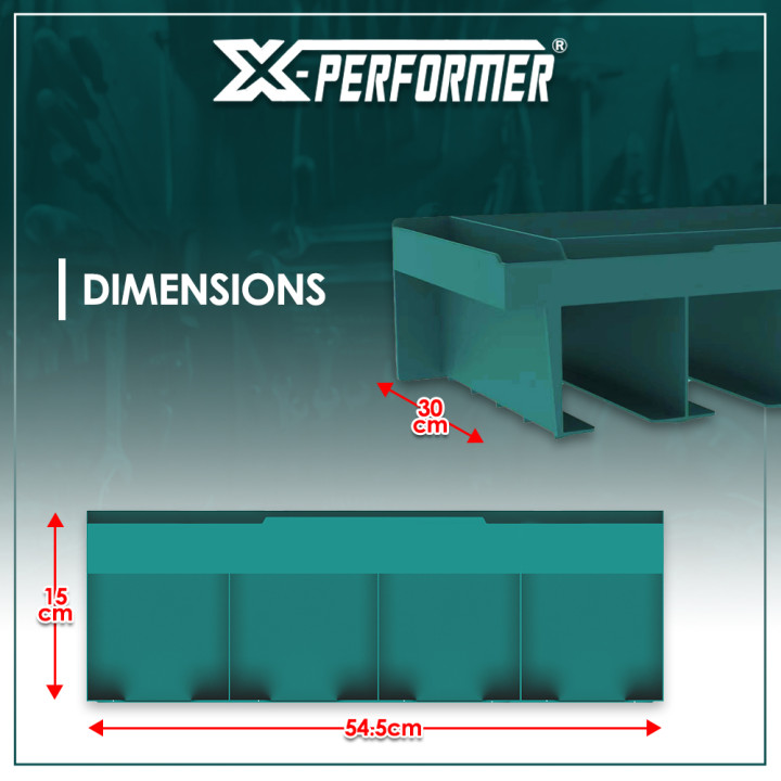 Etagère murale multifonctions compatible avec le concept rangement X-Performer