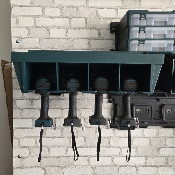 Etagère murale multifonctions compatible avec le concept rangement X-Performer