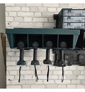 Etagère murale multifonctions compatible avec le concept rangement X-Performer