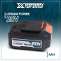 Batterie lithium 20V - 4Ah concept X-Performer