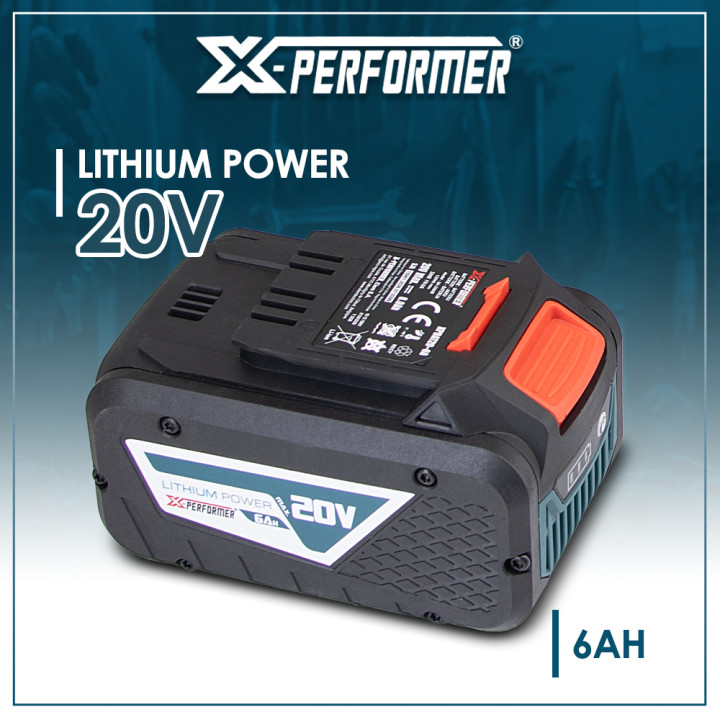 Batterie lithium 20V - 6Ah concept X-Performer