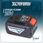 Batterie lithium 20V - 6Ah concept X-Performer