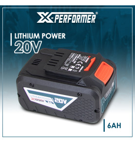 Batterie lithium 20V - 6Ah concept X-Performer