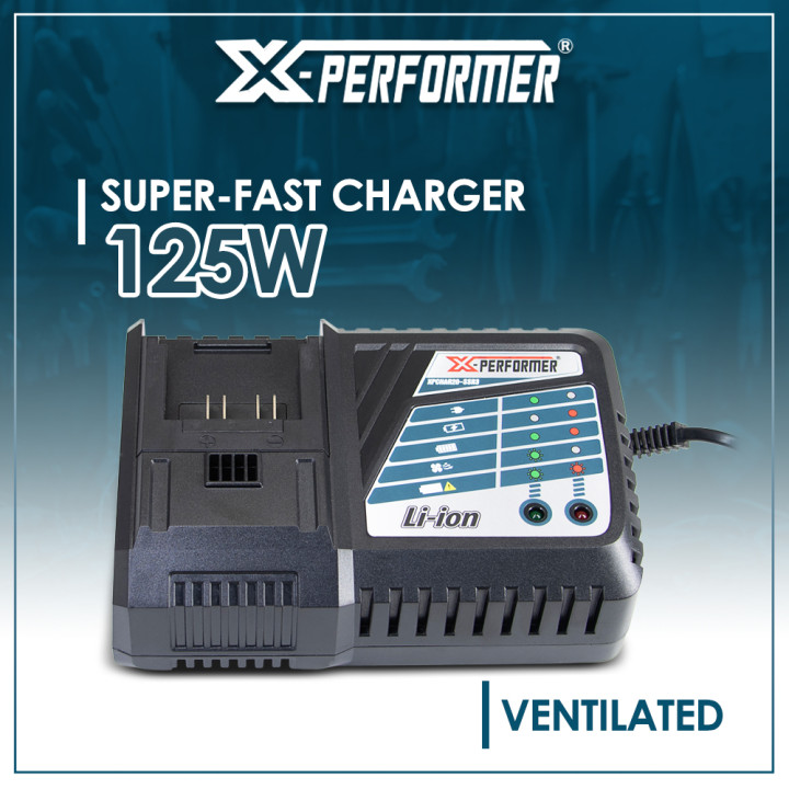 Chargeur super rapide ventilé pour batterie concept X-Performer