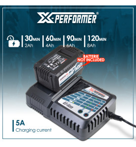 Chargeur super rapide ventilé pour batterie concept X-Performer