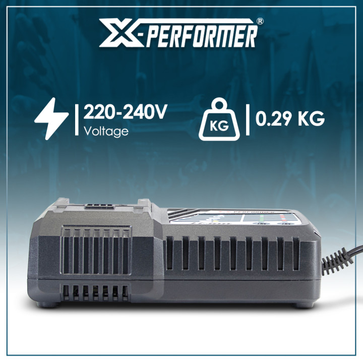 Chargeur super rapide ventilé pour batterie concept X-Performer