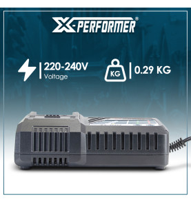 Chargeur super rapide ventilé pour batterie concept X-Performer