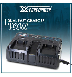 Chargeur double rapide avec ports USB pour batterie concept X-Performer