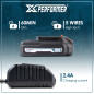 Kit de démarrage composé d'une batterie 2A et d'un chargeur simple pour concept X-Performer.