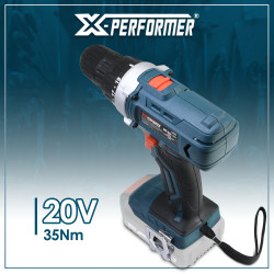 Perceuse visseuse 20V - 35Nm livrée sans batterie ni chargeur
