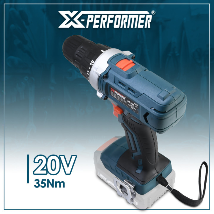 Perceuse visseuse 20V - 35Nm livrée sans batterie ni chargeur