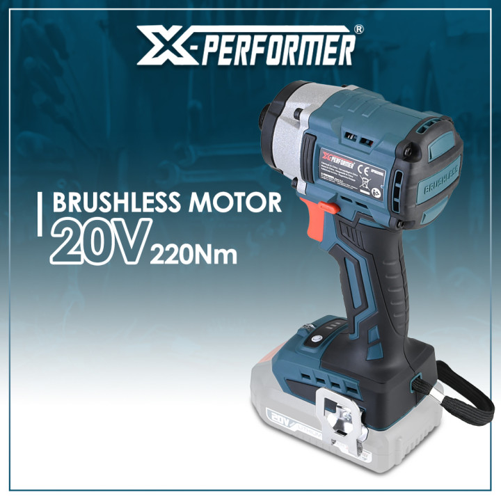 Visseuse à chocs 20V - 220Nm avec moteur brushless livrée sans batterie ni chargeur