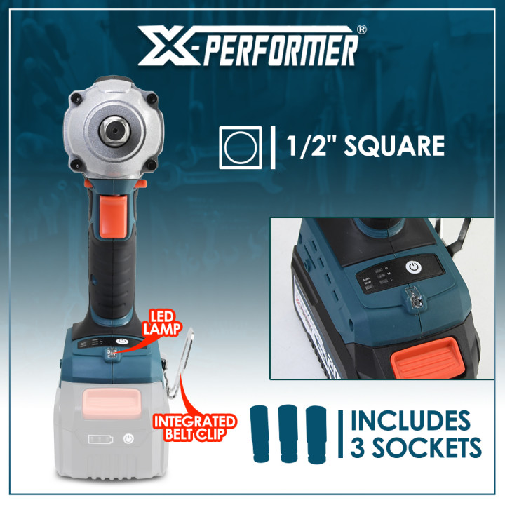 Boulonneuse à chocs 20V - 500Nm avec moteur brushless livrée sans batterie ni chargeur
