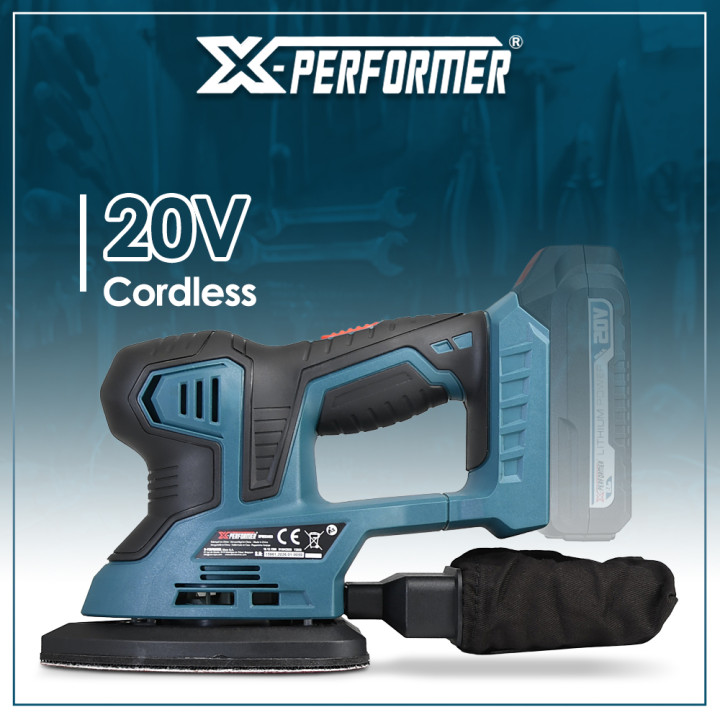 Ponceuse triangulaire 20V max livrée sans batterie ni chargeur